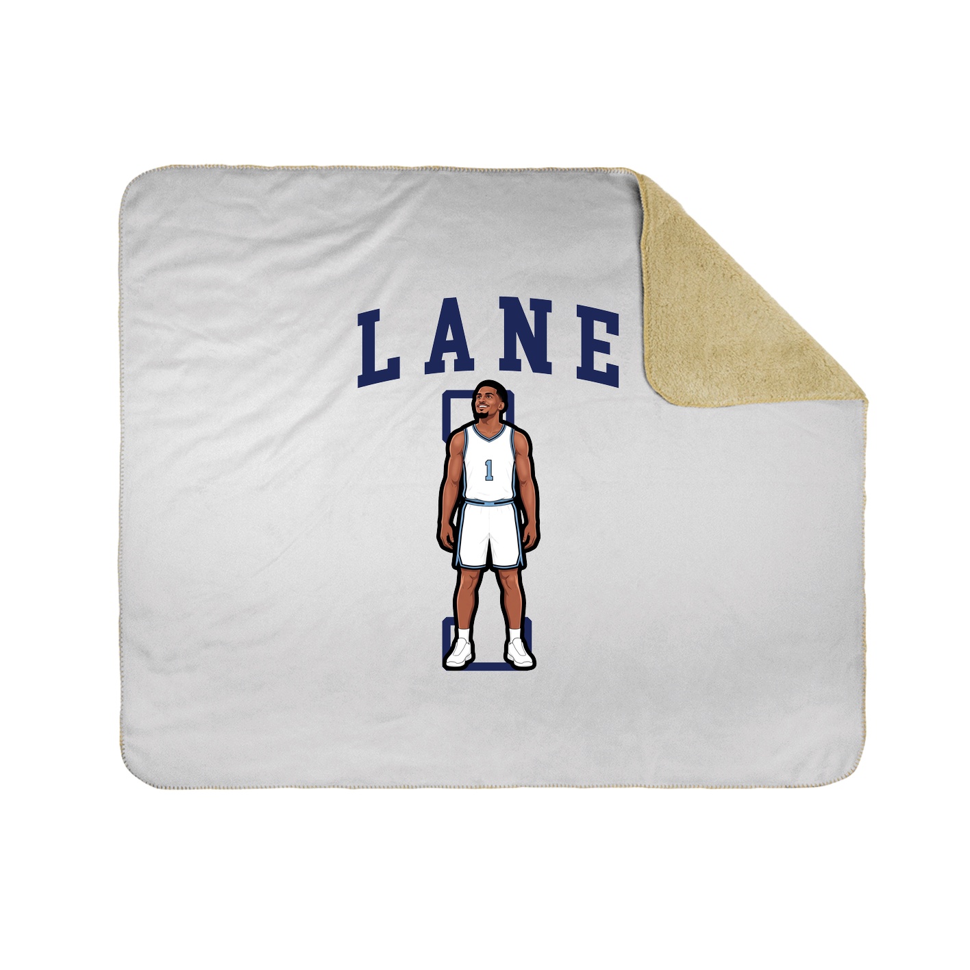 50x60 Sherpa Lined Throw Blanket