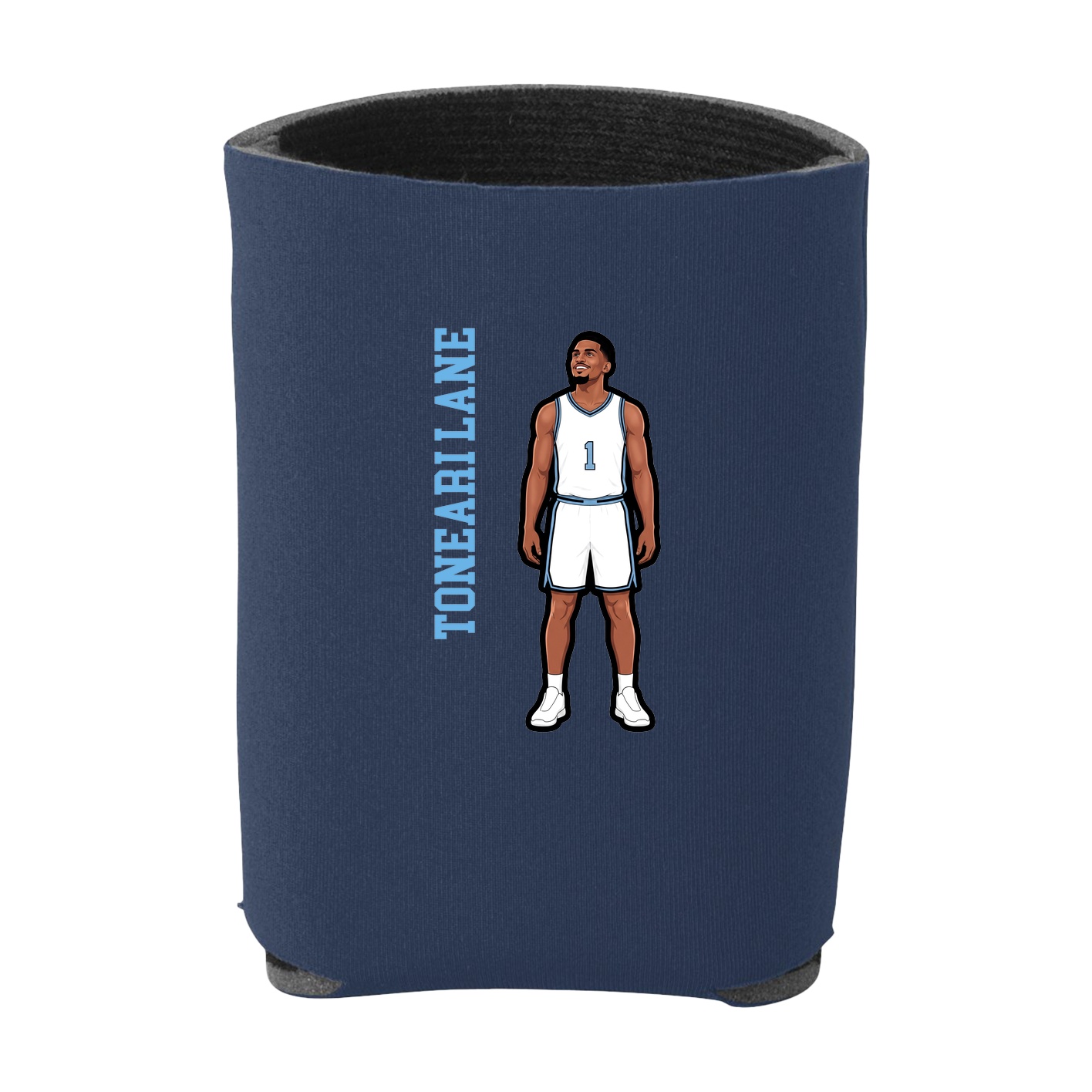 Can Holder — Name Vertical in Navy