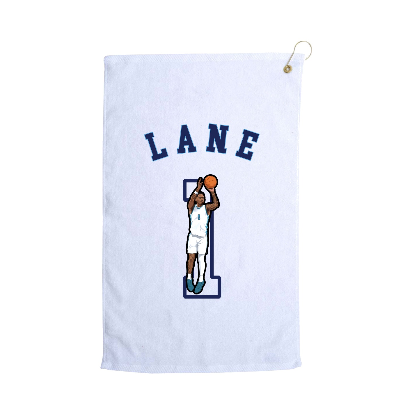 Golf Towel — Shirsey Arch in White