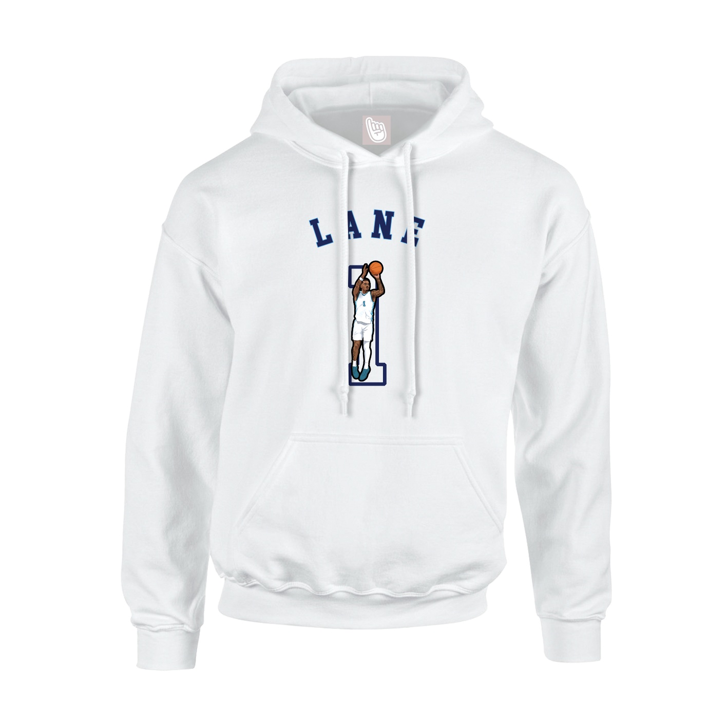 Youth Hoodie — Shirsey Arch in White