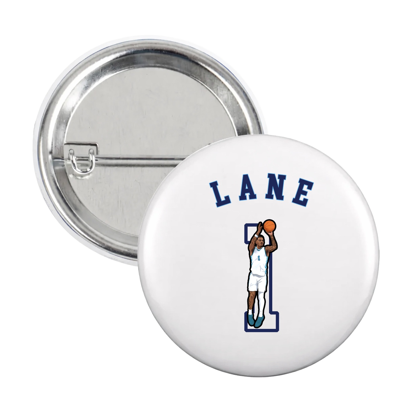 Game Day Button — Shirsey Arch in White