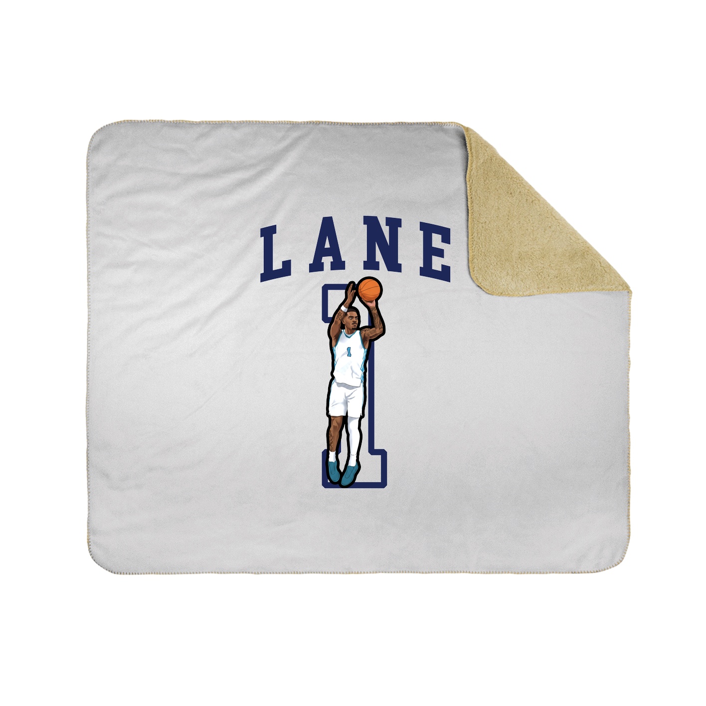 Throw Blanket — Shirsey in White