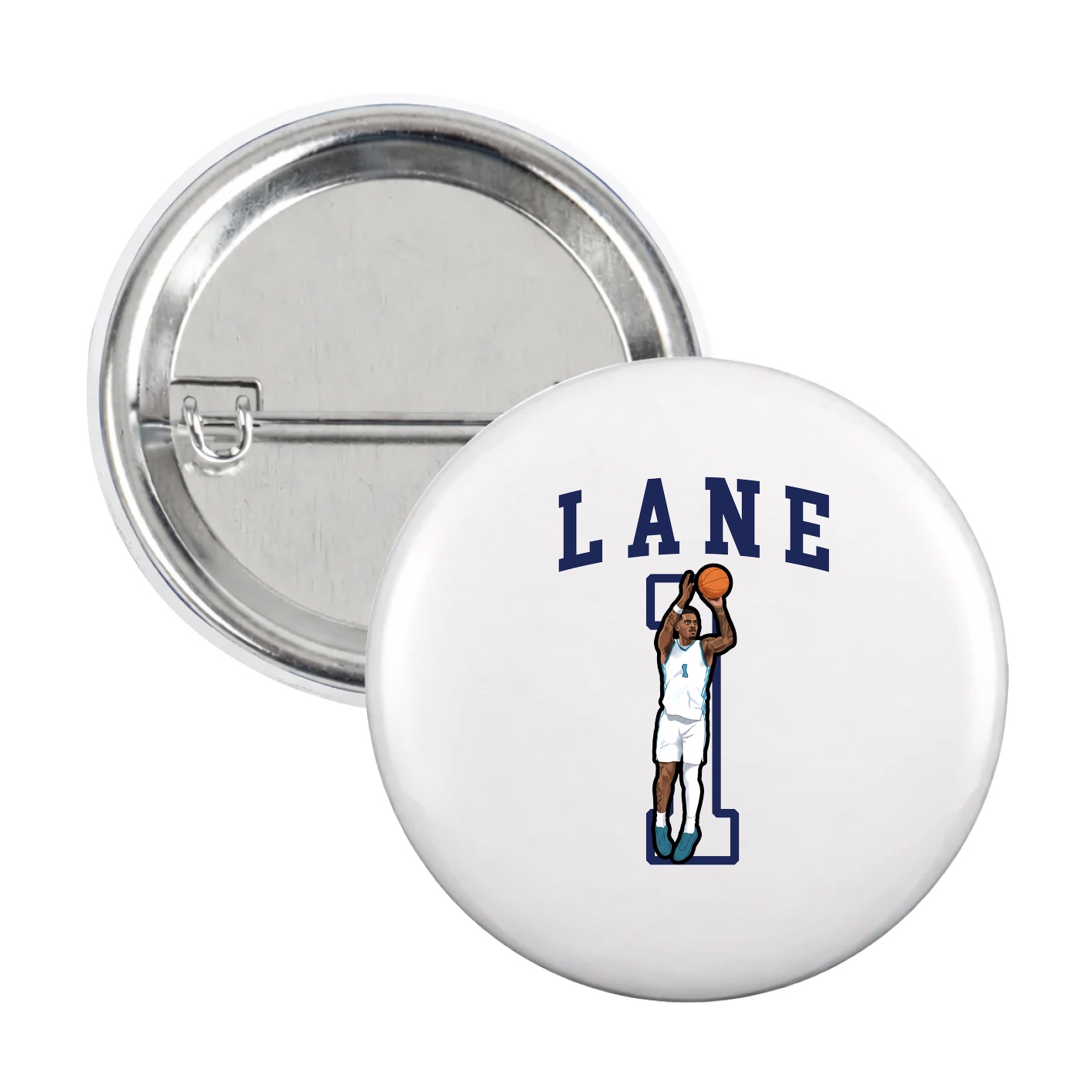 Game Day Button — Shirsey in White