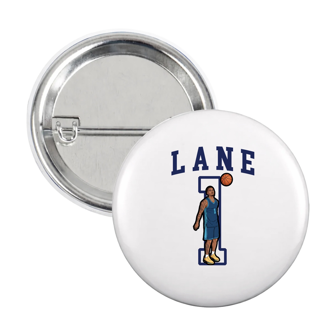Game Day Button — Shirsey in White
