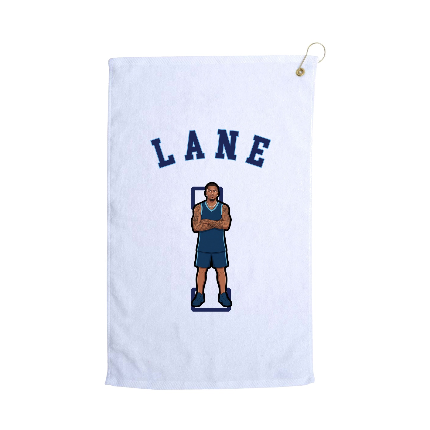 Golf Towel — Shirsey Arch in White