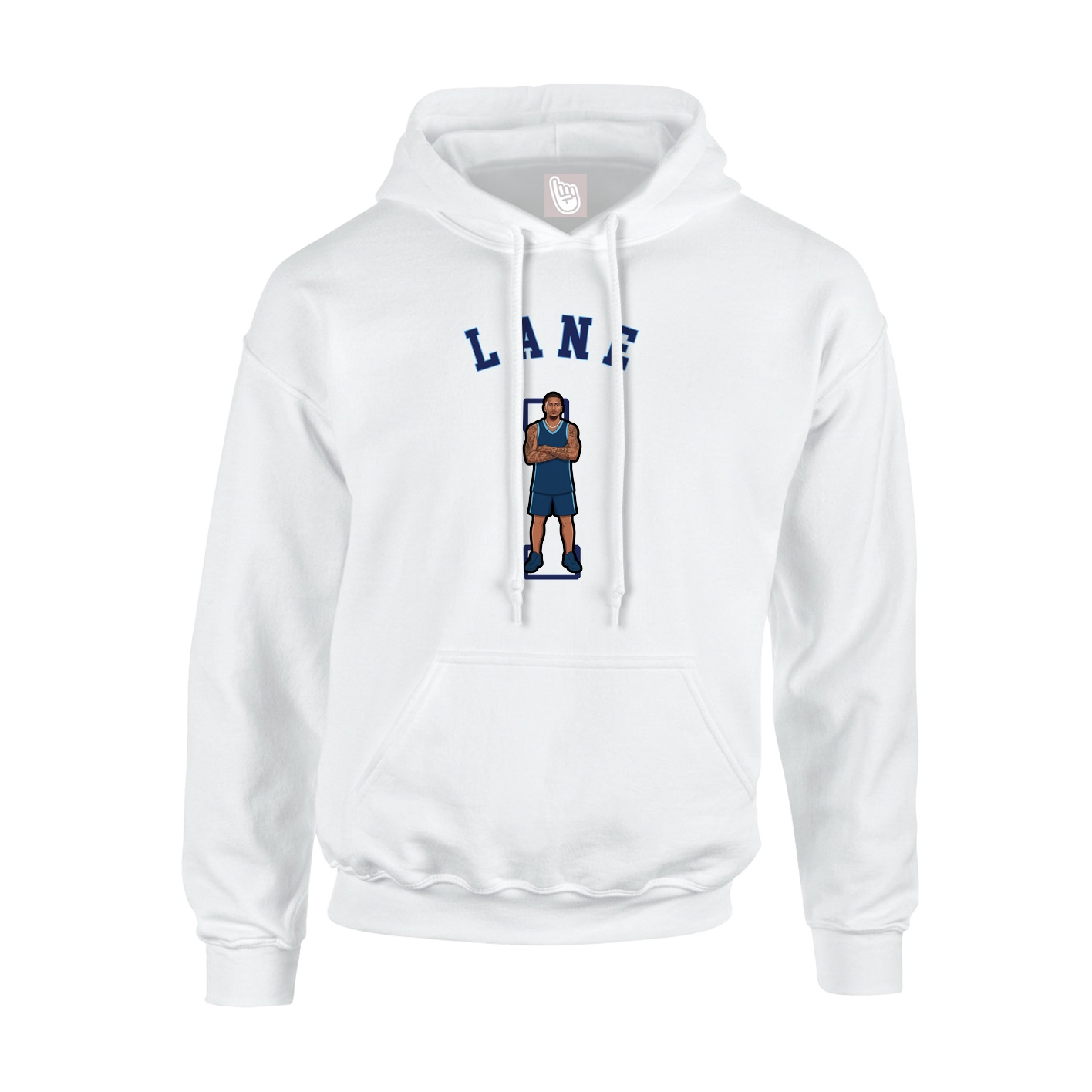 Youth Hoodie — Shirsey Arch in White