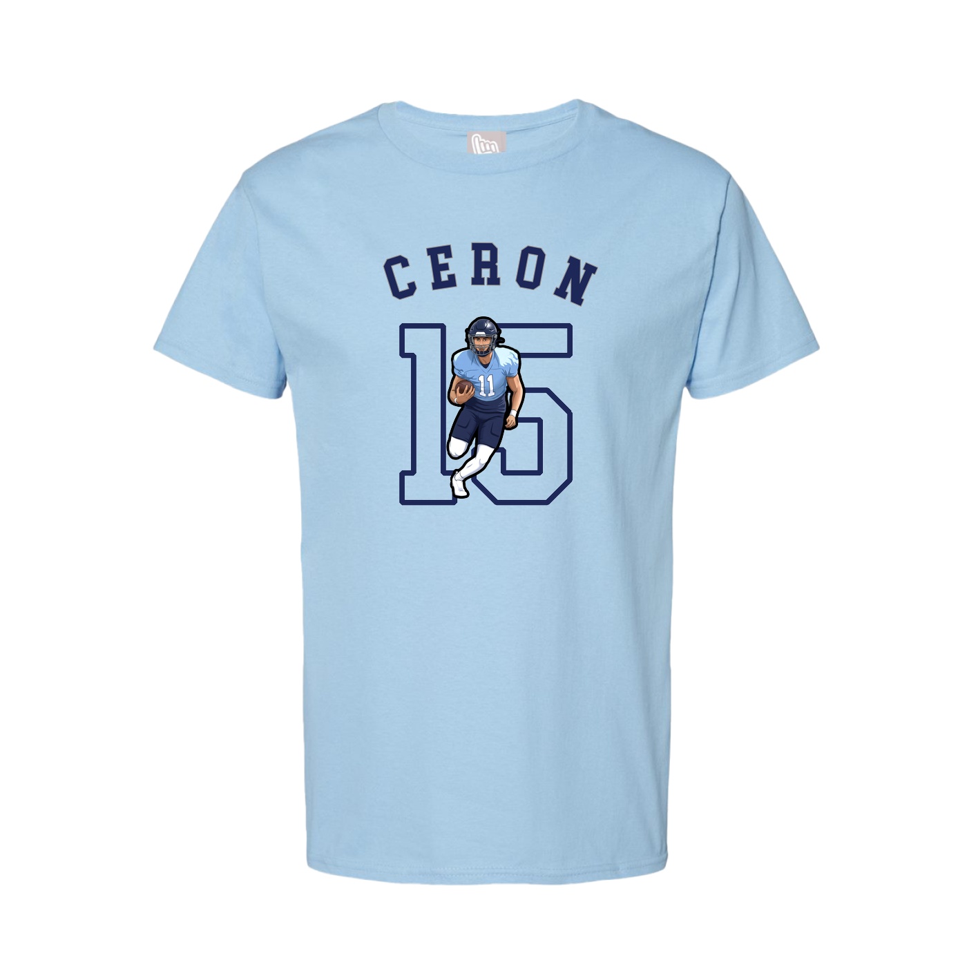 Youth Tee — Shirsey Arch in Light Blue