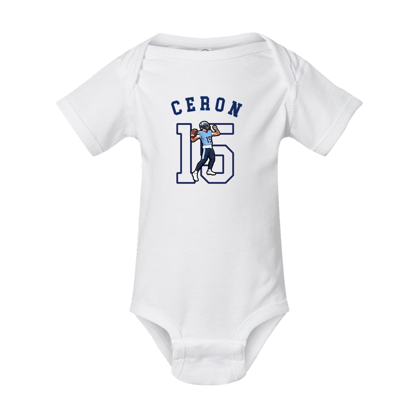 Baby Onesie — Shirsey Arch in White