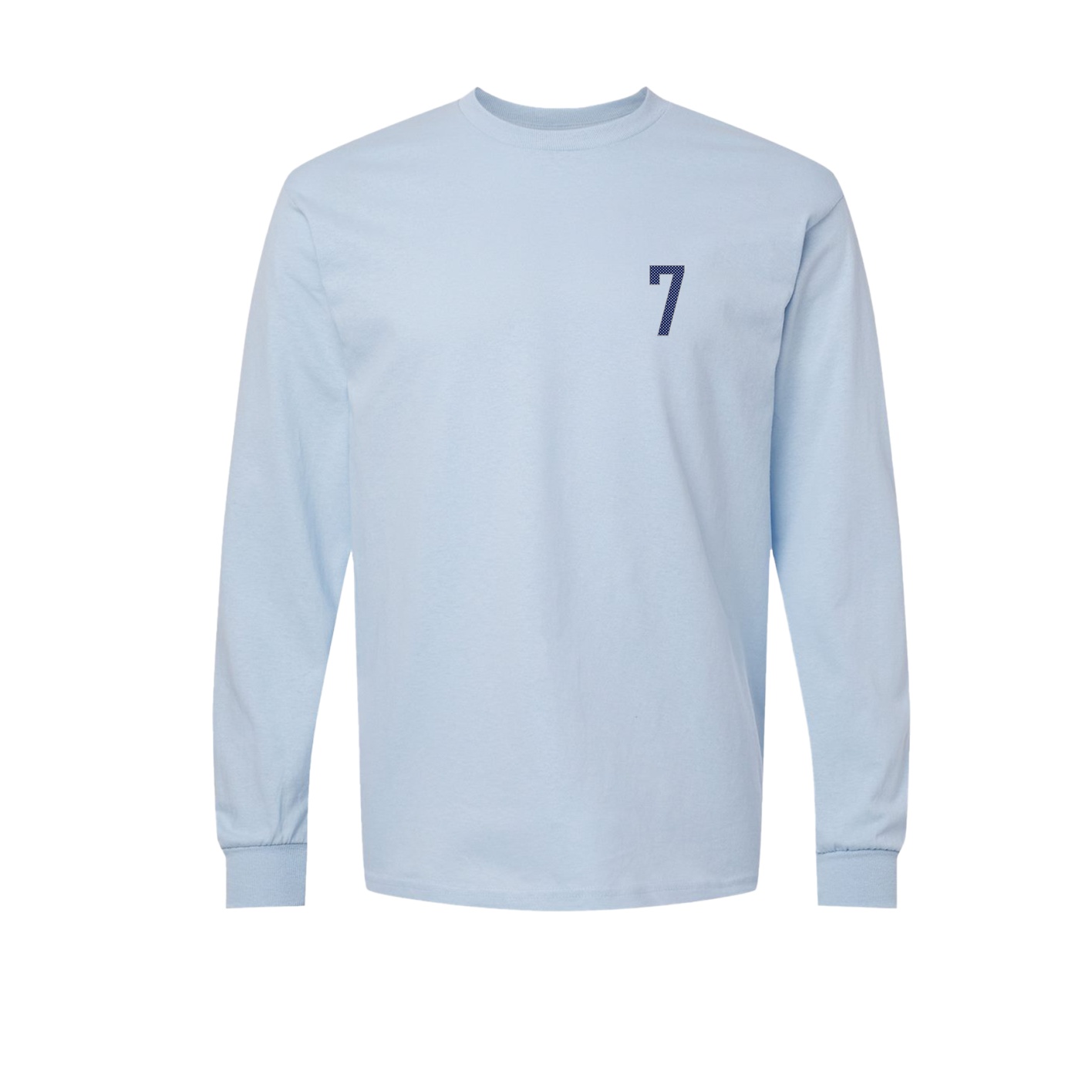Long Sleeve Tee — Front Shirsy in Light Blue