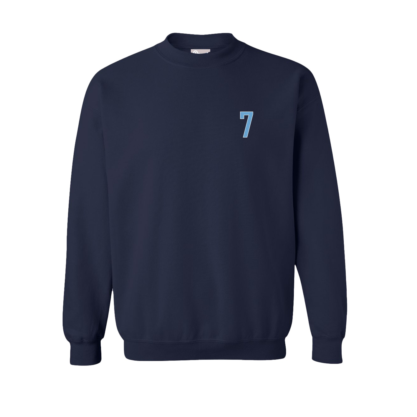 Fleece Crew — Front Shirsy in Navy