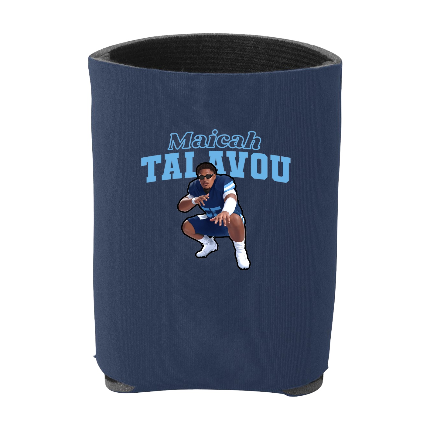 Can Holder — Name Arch in Navy