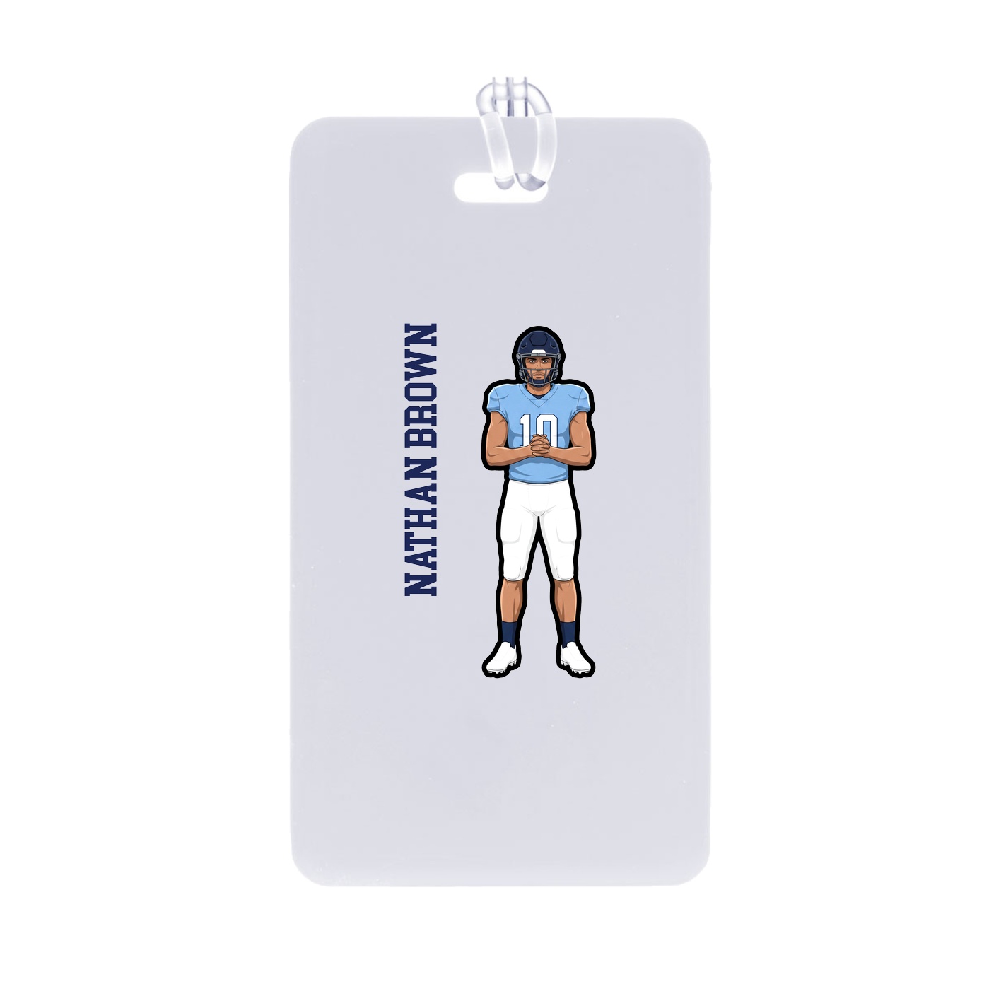 Bag Tag — Name Vertical in Classic