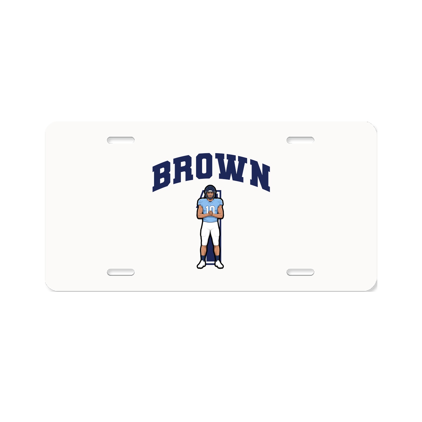 License Plate — Number in Classic