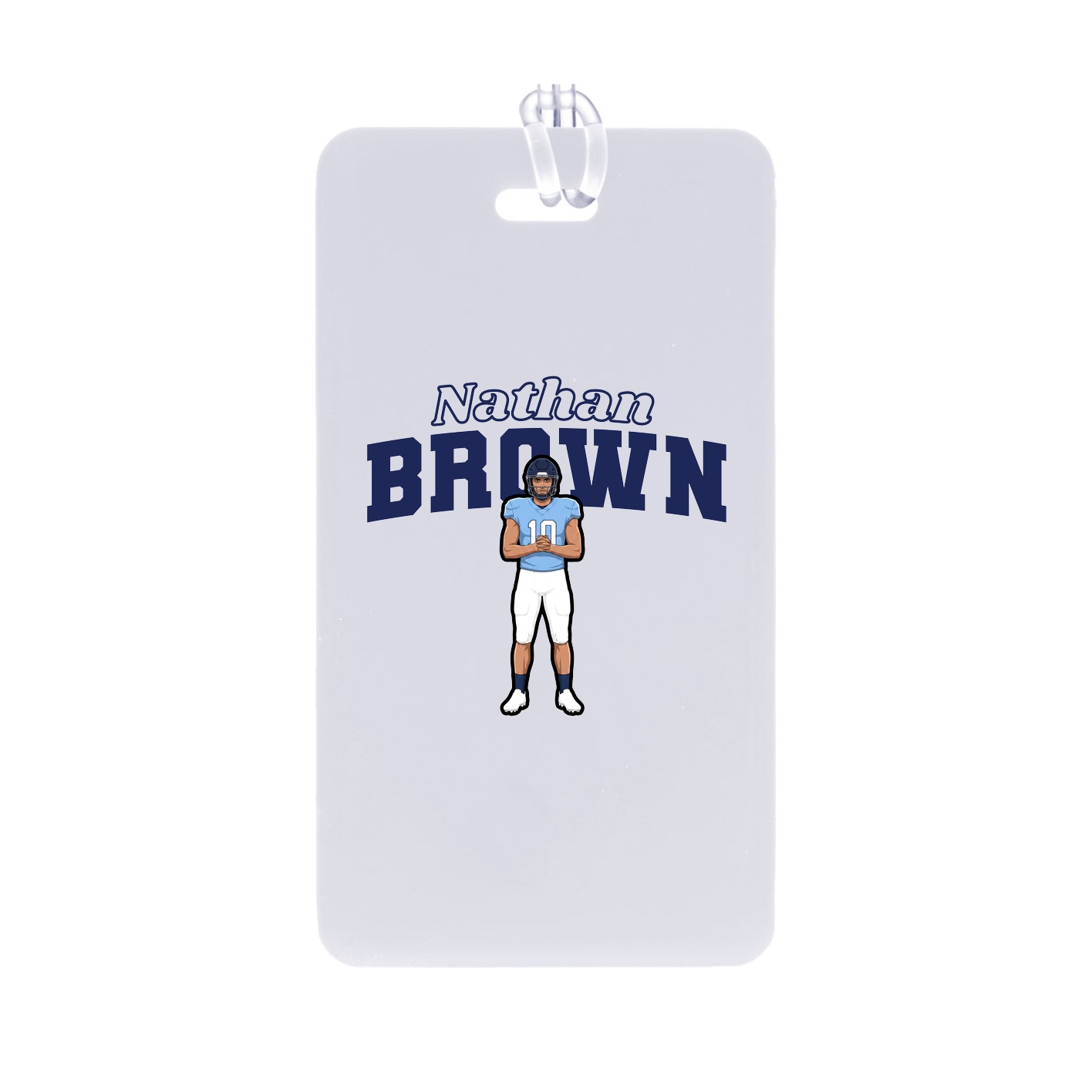 Bag Tag — Name Arch in Classic