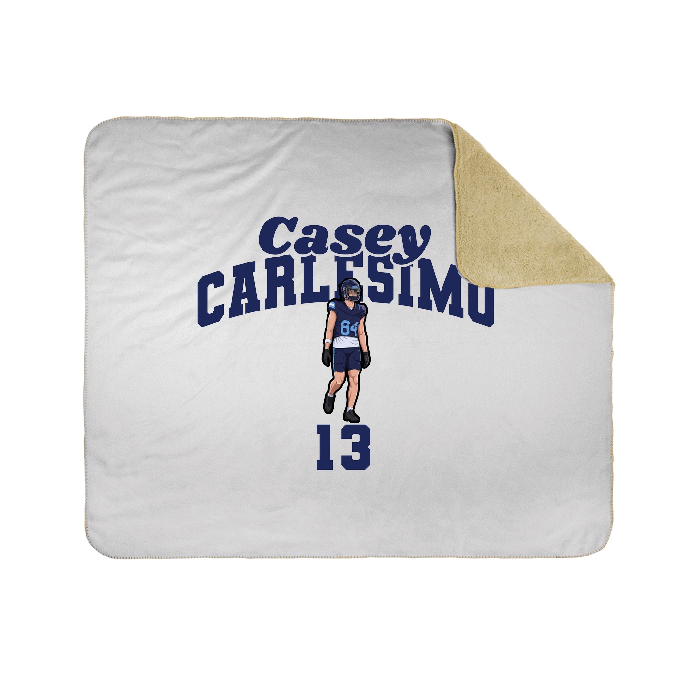 Throw Blanket — Signature Arch in White