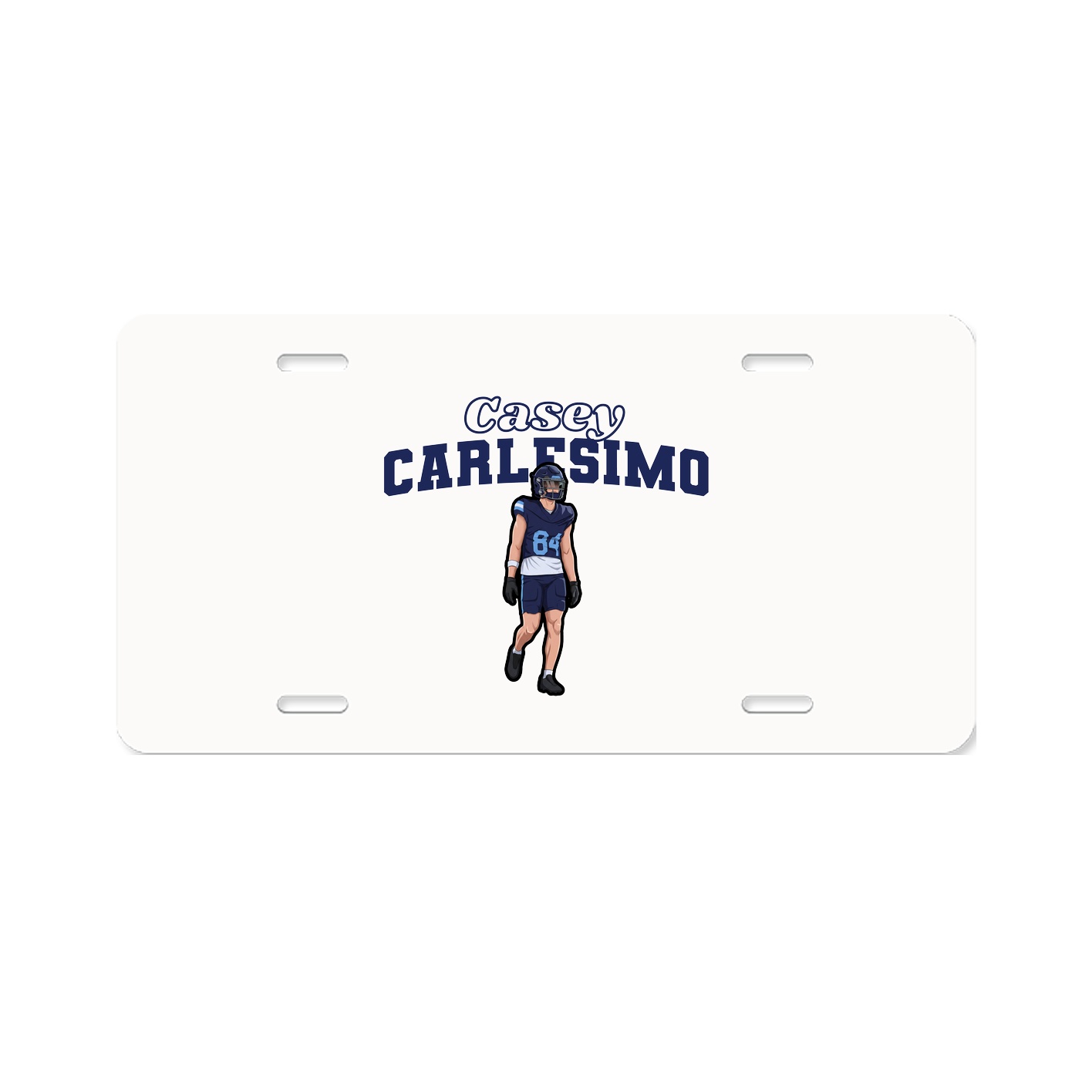 License Plate — Name Arch in Classic