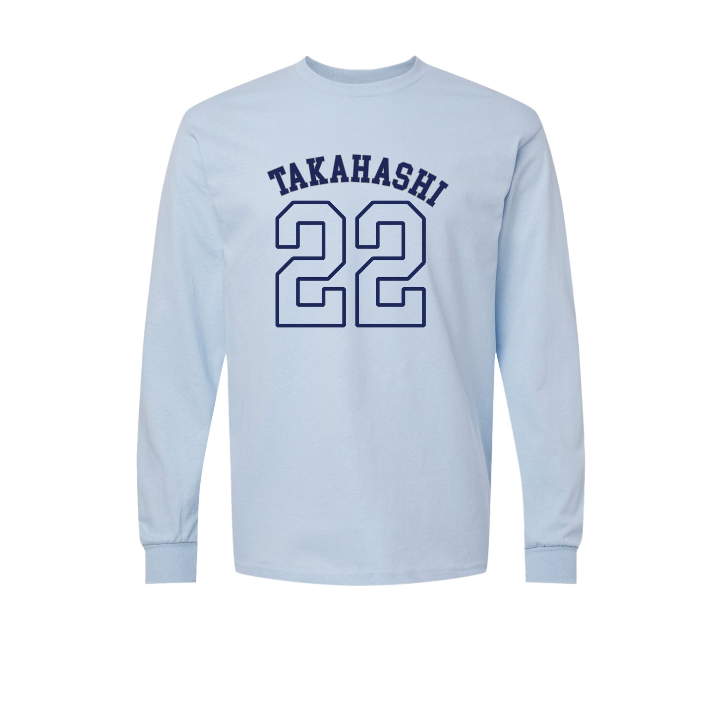 Long Sleeve Tee — Shirsey Arch in Light Blue
