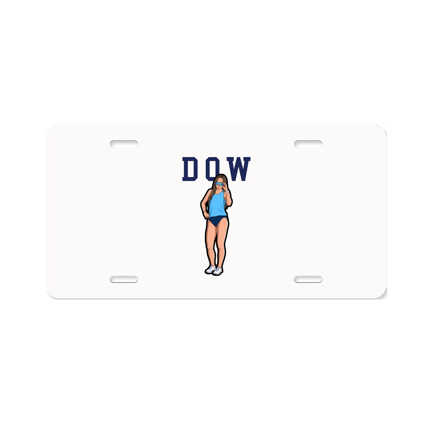 License Plate — Shirsey in Classic