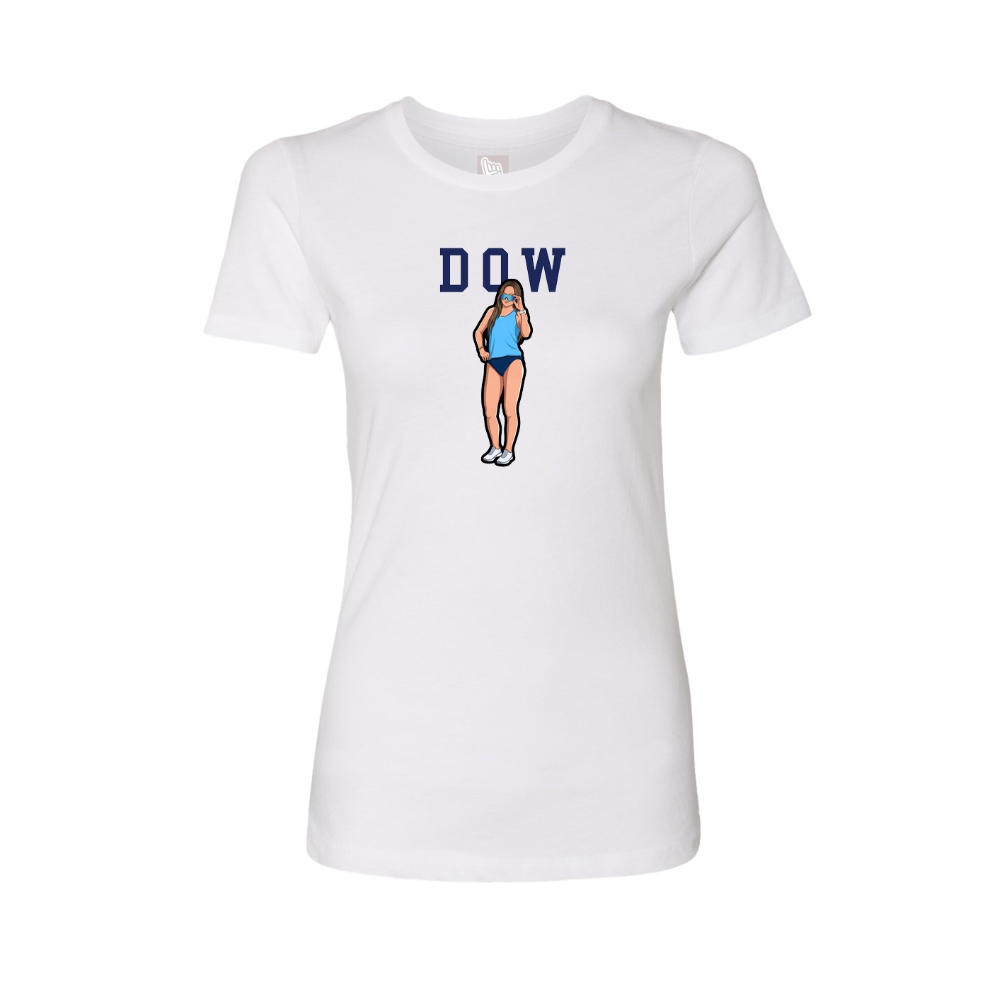 Fitted Women's Tee — Shirsey in White