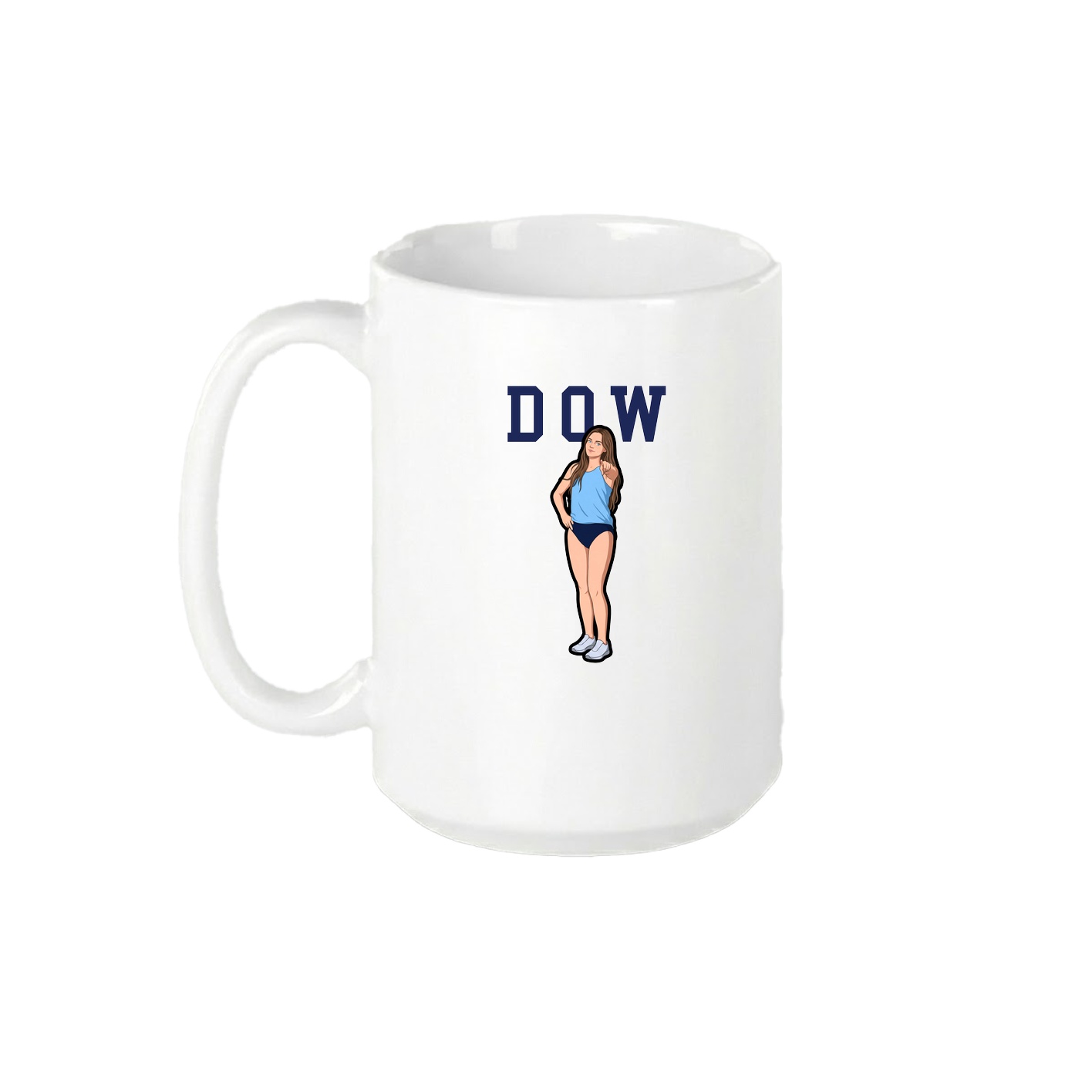 15oz Coffee Mug — Shirsey in White