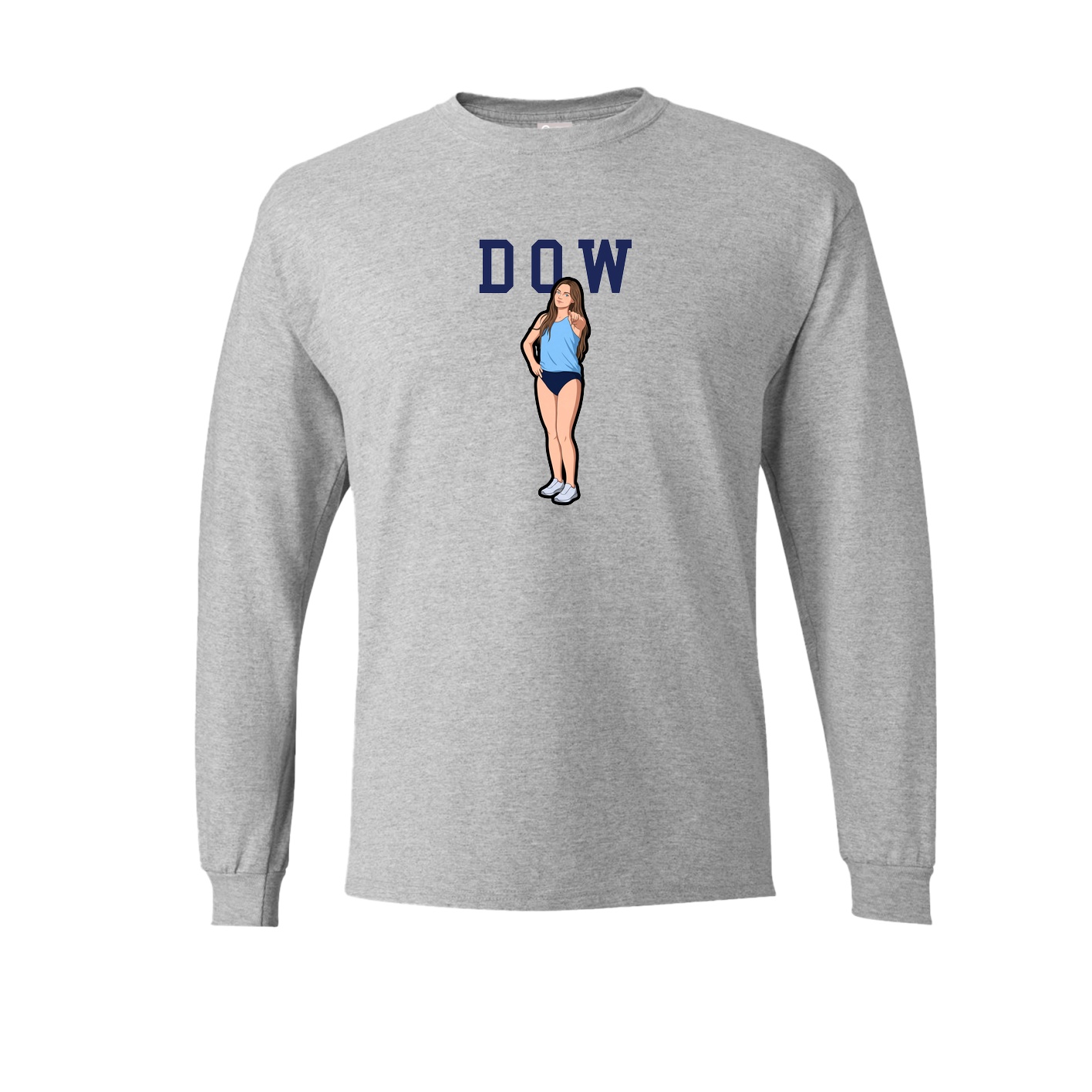 Long Sleeve Tee — Shirsey in Grey