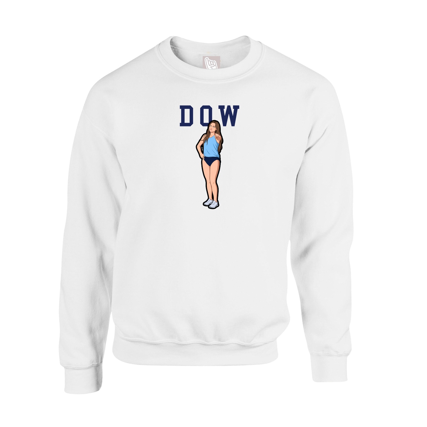Fleece Crew — Shirsey in White