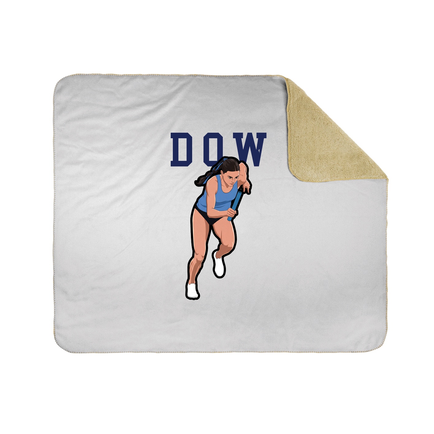 Throw Blanket — Shirsey in White
