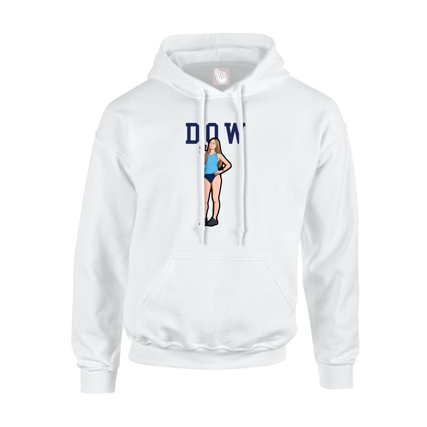 Hoodie — Shirsey in White