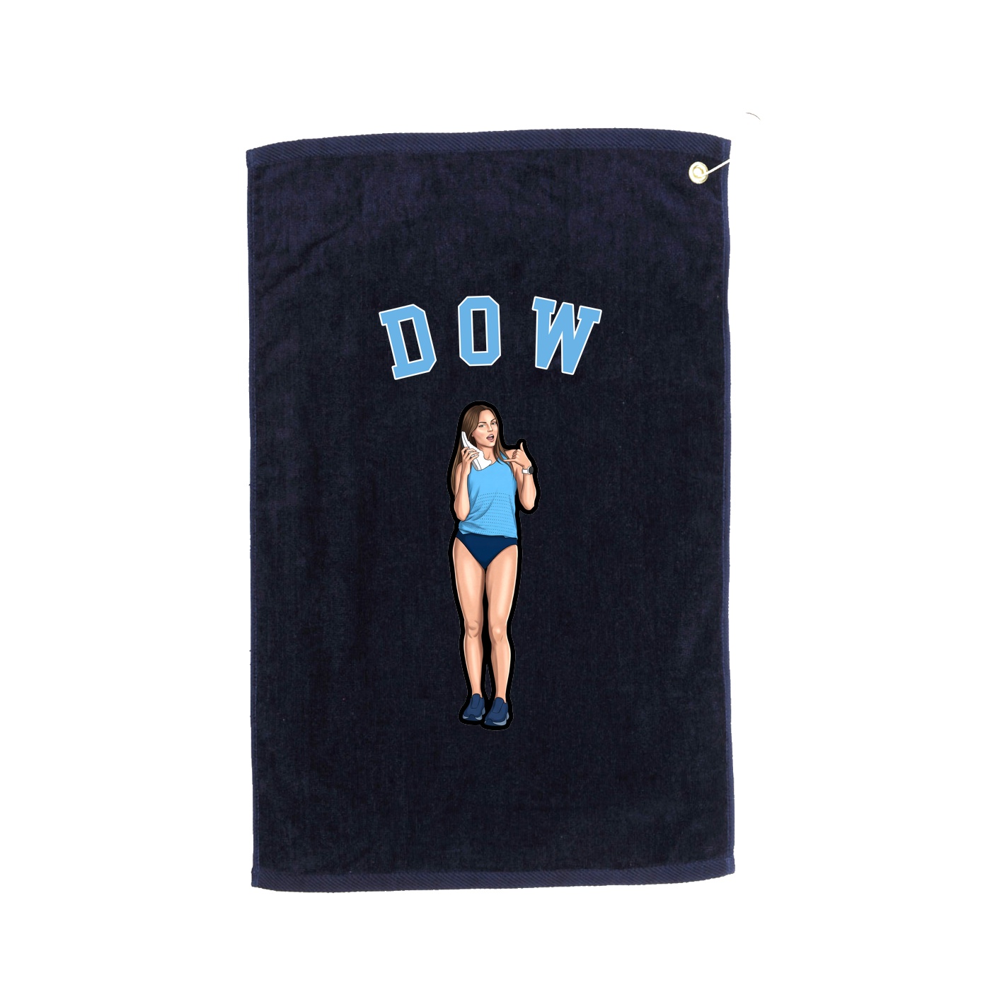 Golf Towel — Shirsey Arch in Navy