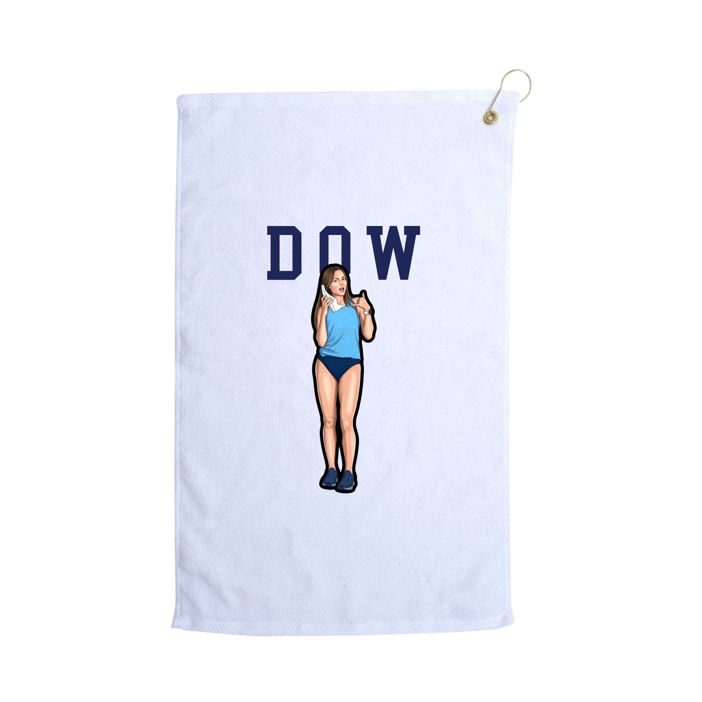 Golf Towel — Shirsey in White