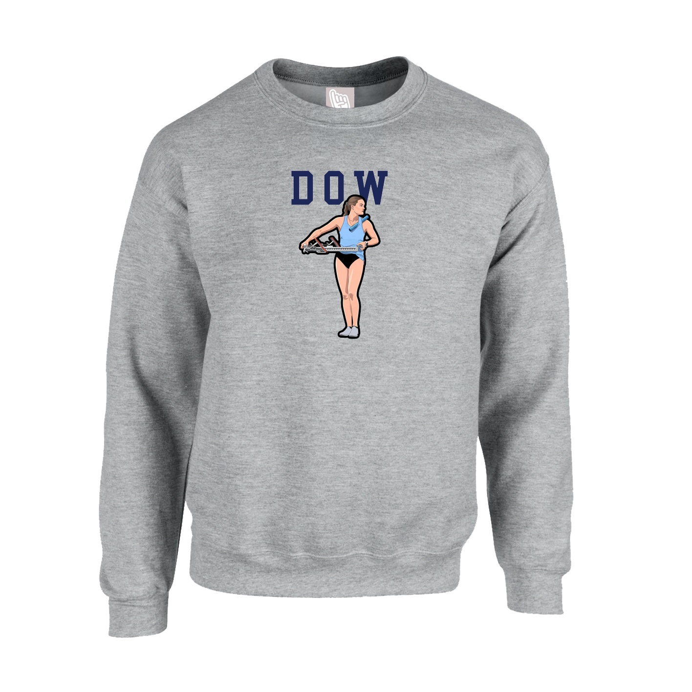 Fleece Crew — Shirsey in Grey
