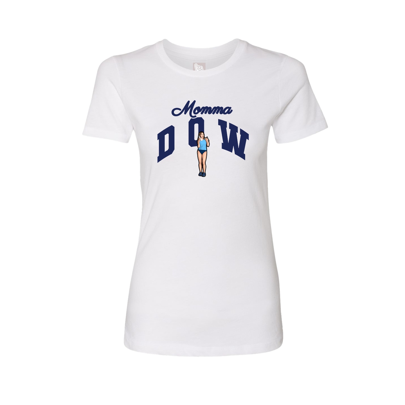 Womens Tee — Mothers Day Arch in White