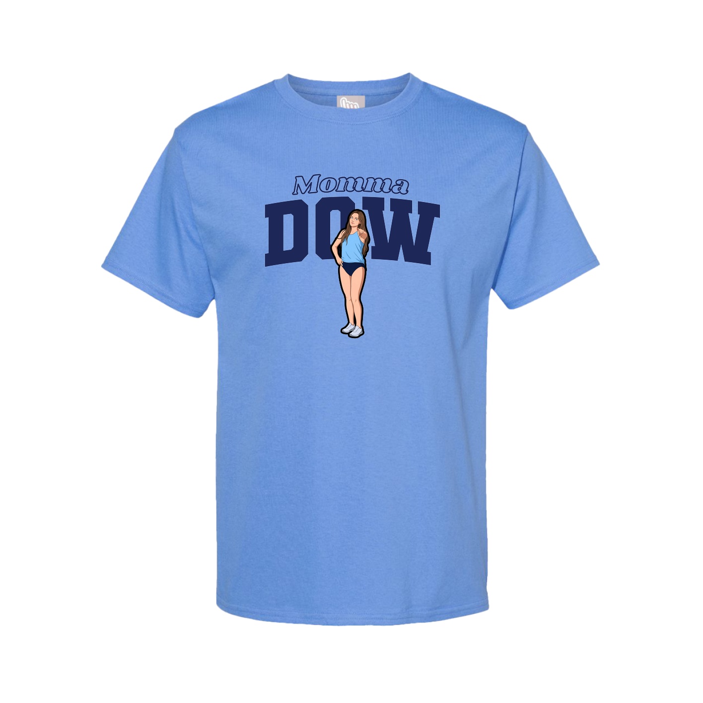 Tee — Mothers Day Block in Powder Blue