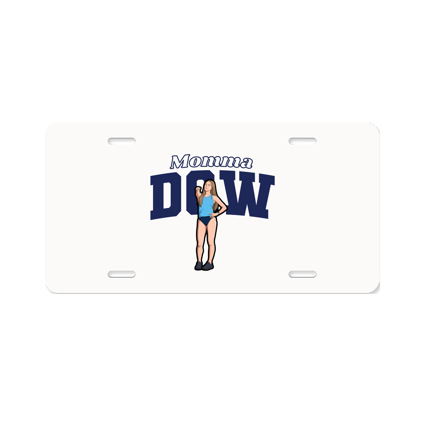 License Plate — Mothers Day Block in Classic
