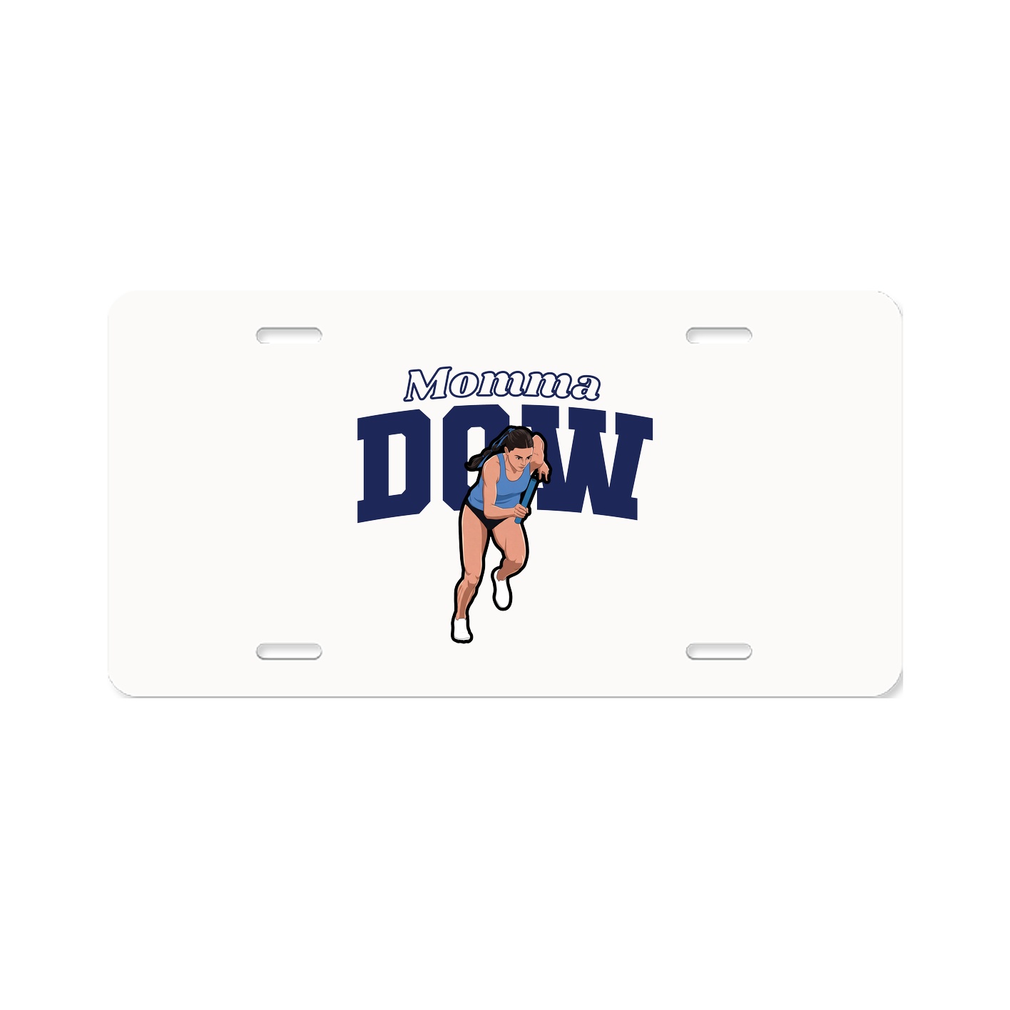 License Plate — Mothers Day Block in Classic