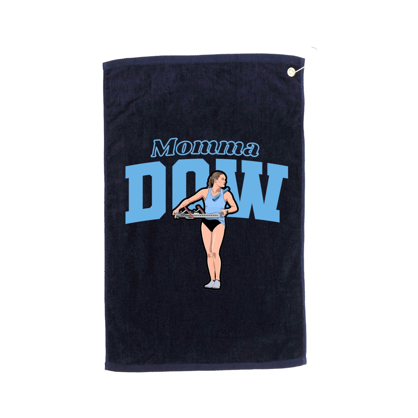 Golf Towel — Mothers Day Block in Navy