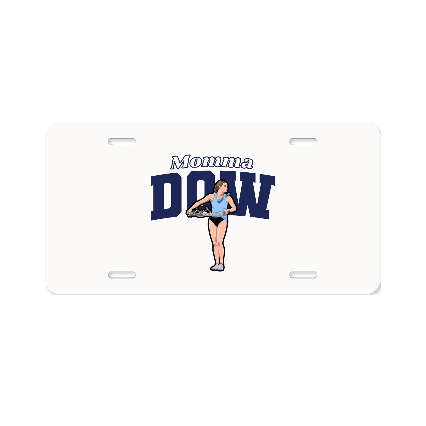 License Plate — Mothers Day Block in Classic