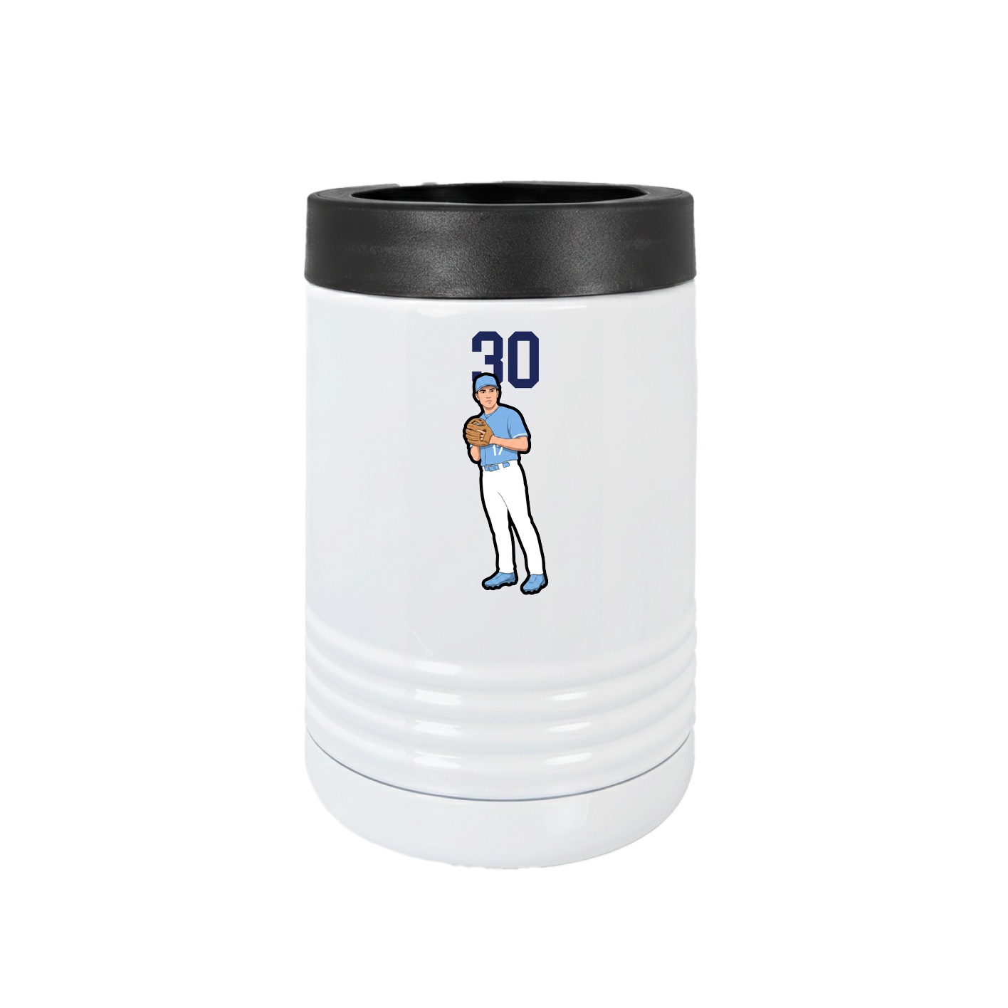 Beverage Holder — Number Top in White