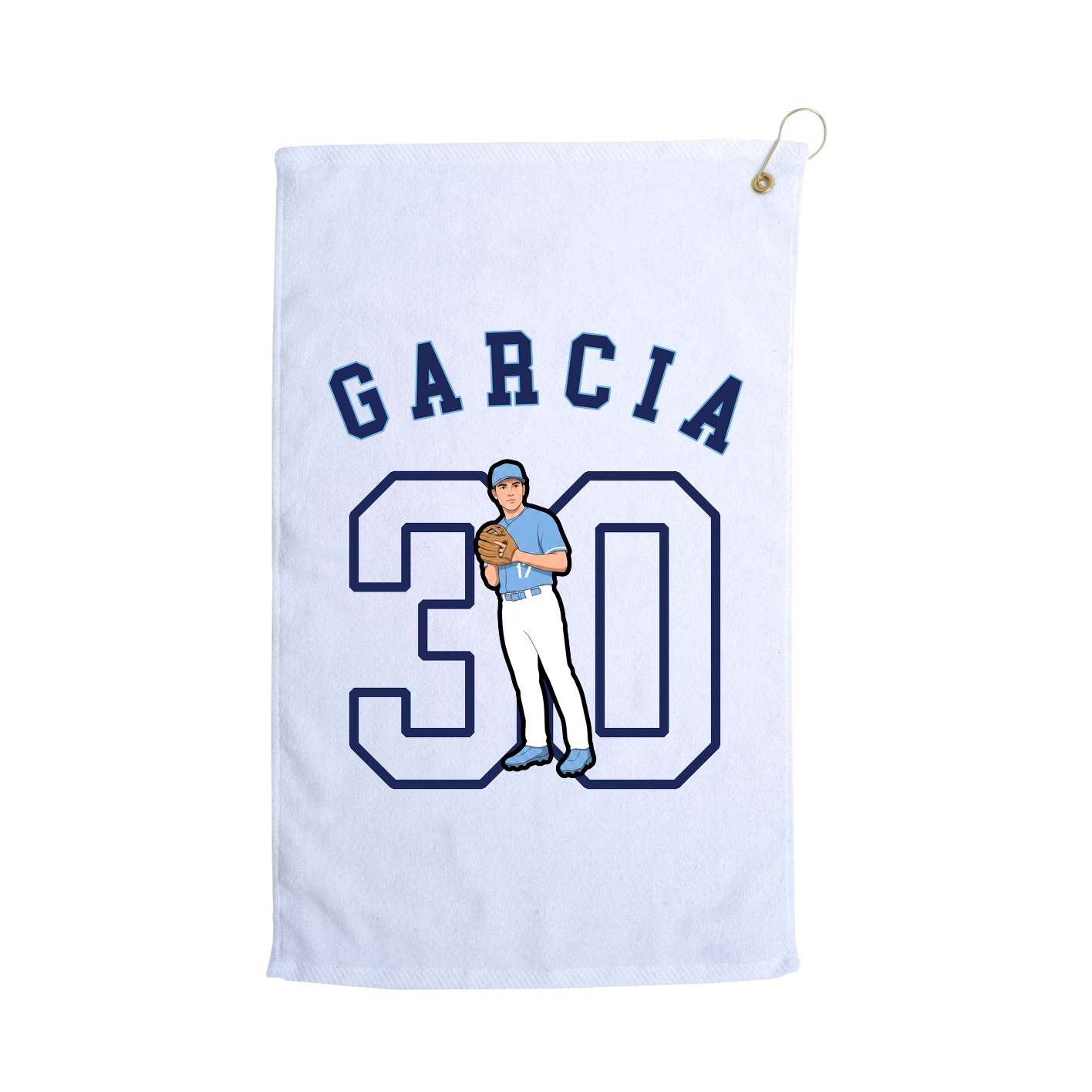 Golf Towel — Shirsey Arch in White