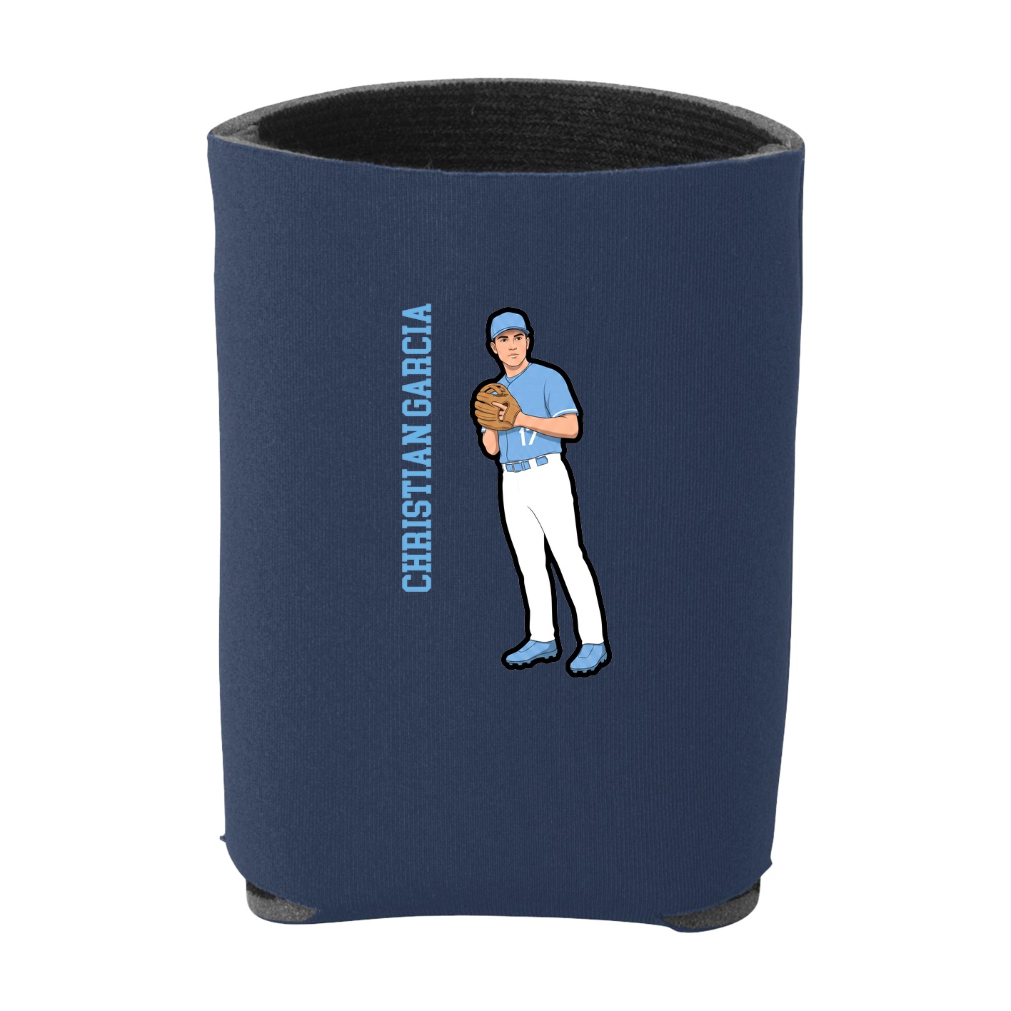Can Holder — Name Vertical in Navy