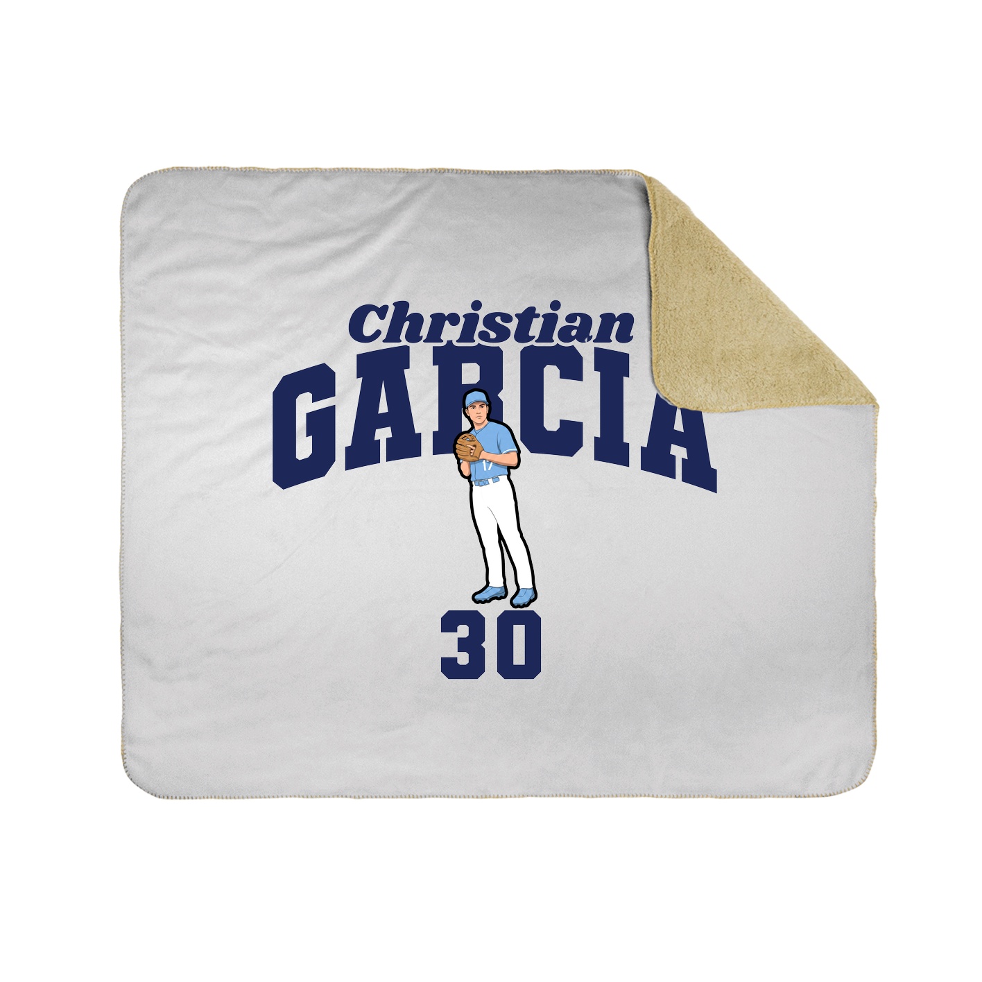 Throw Blanket — Signature Arch in White