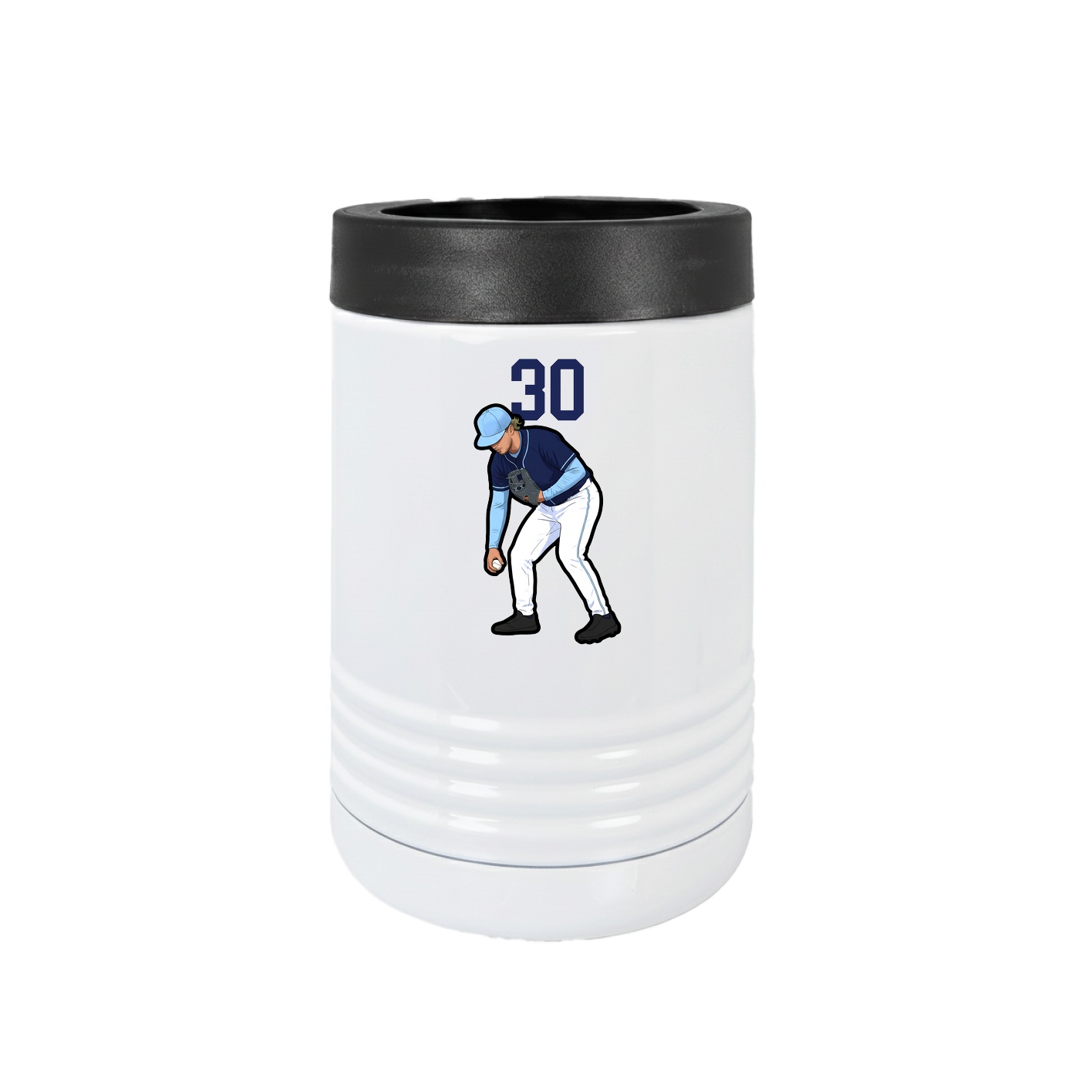 Beverage Holder — Number Top in White