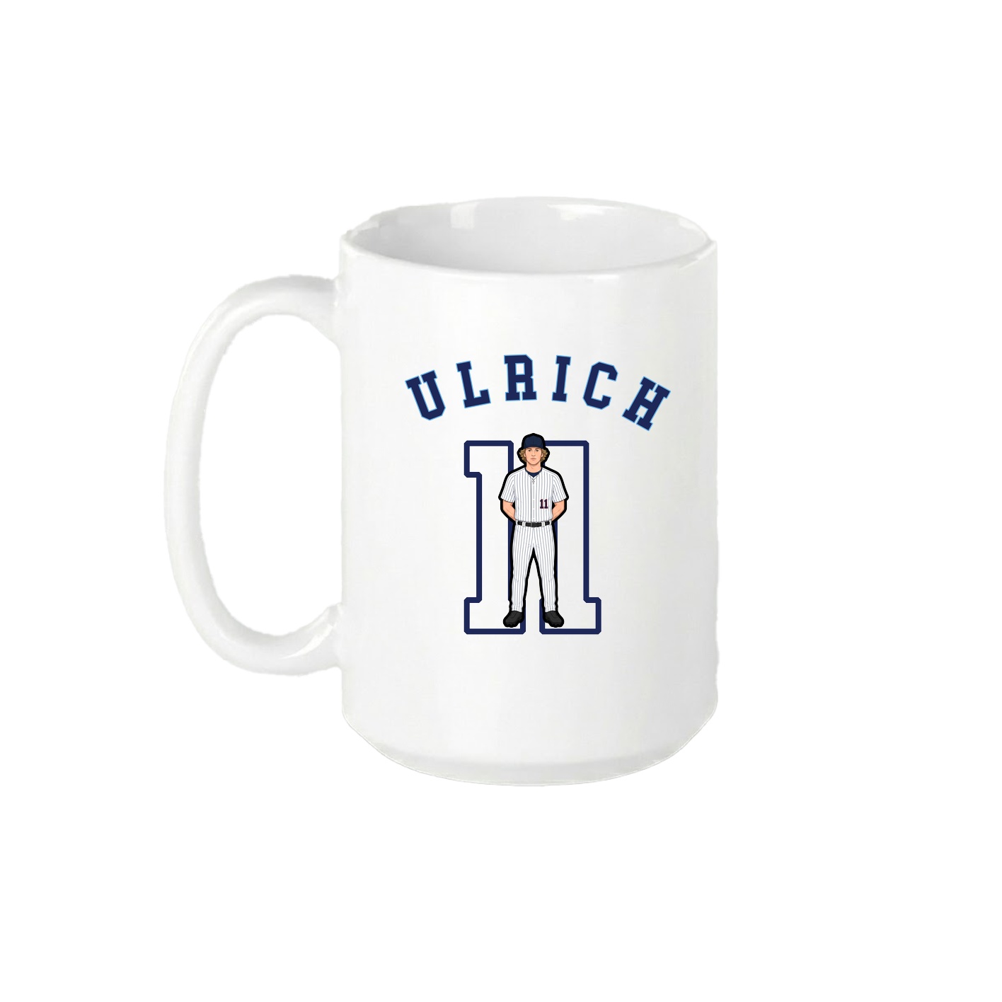 15oz Coffee Mug — Shirsey Arch in White
