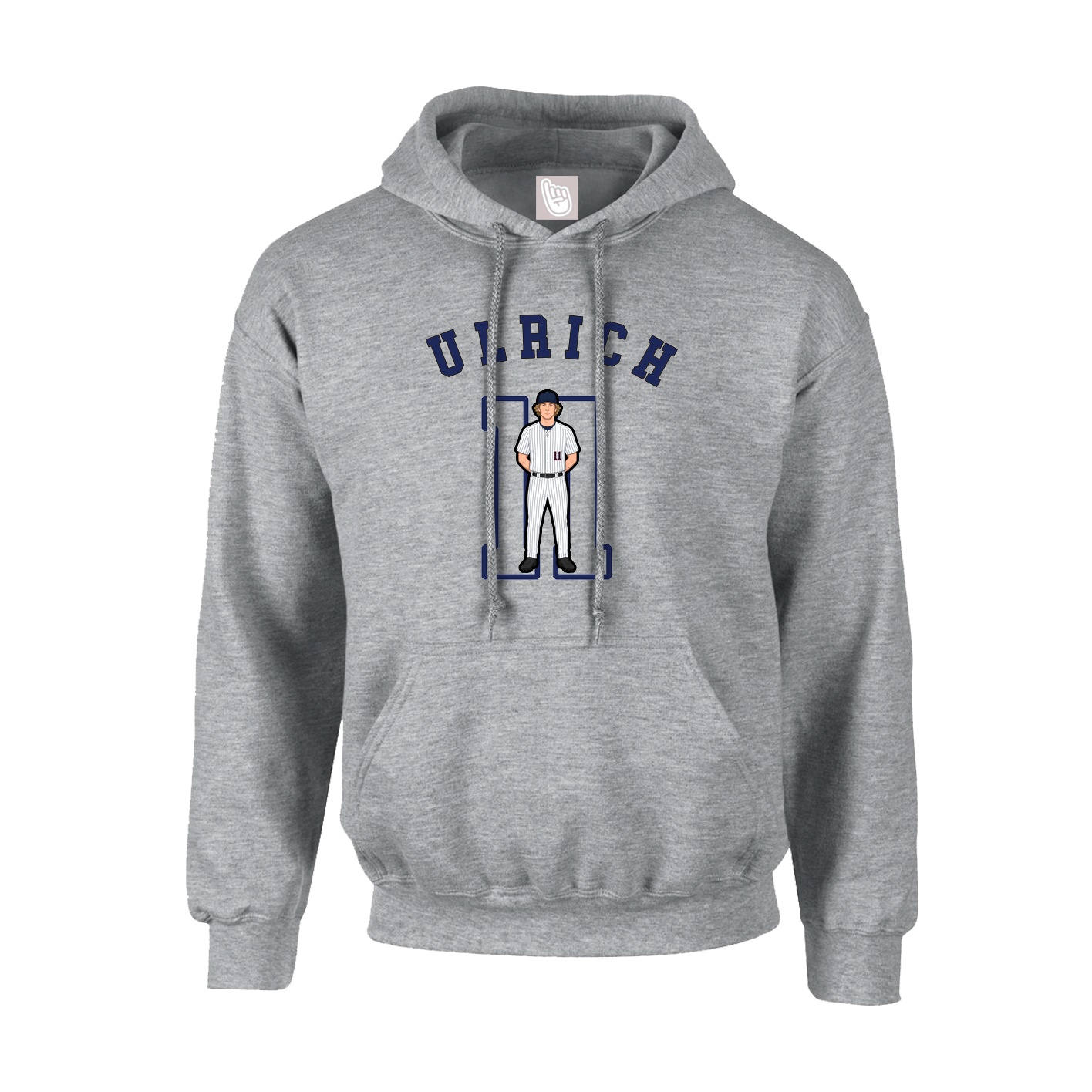 Youth Hoodie — Shirsey Arch in Grey