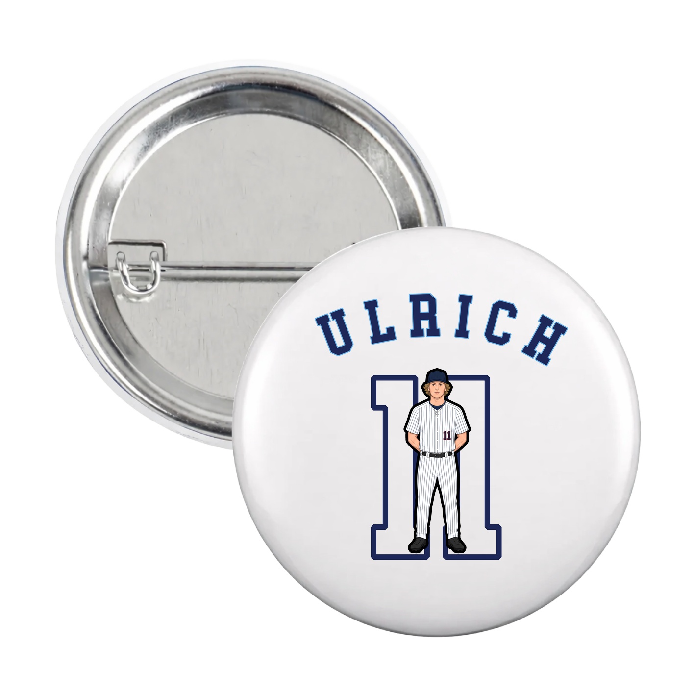 Game Day Button — Shirsey Arch in White