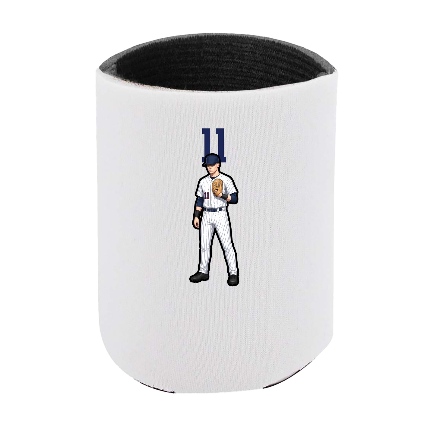 Can Holder — Number Top in White