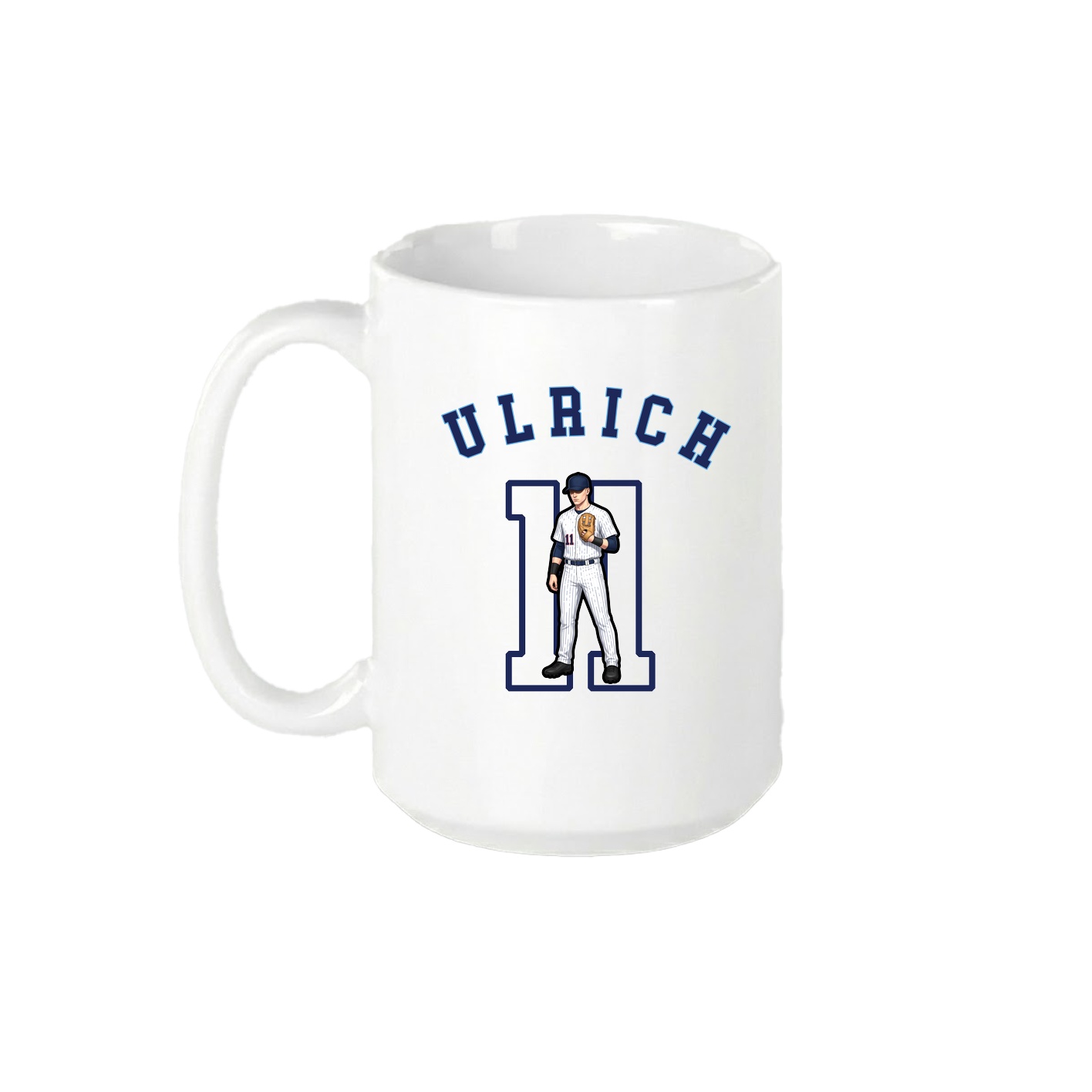 15oz Coffee Mug — Shirsey Arch in White