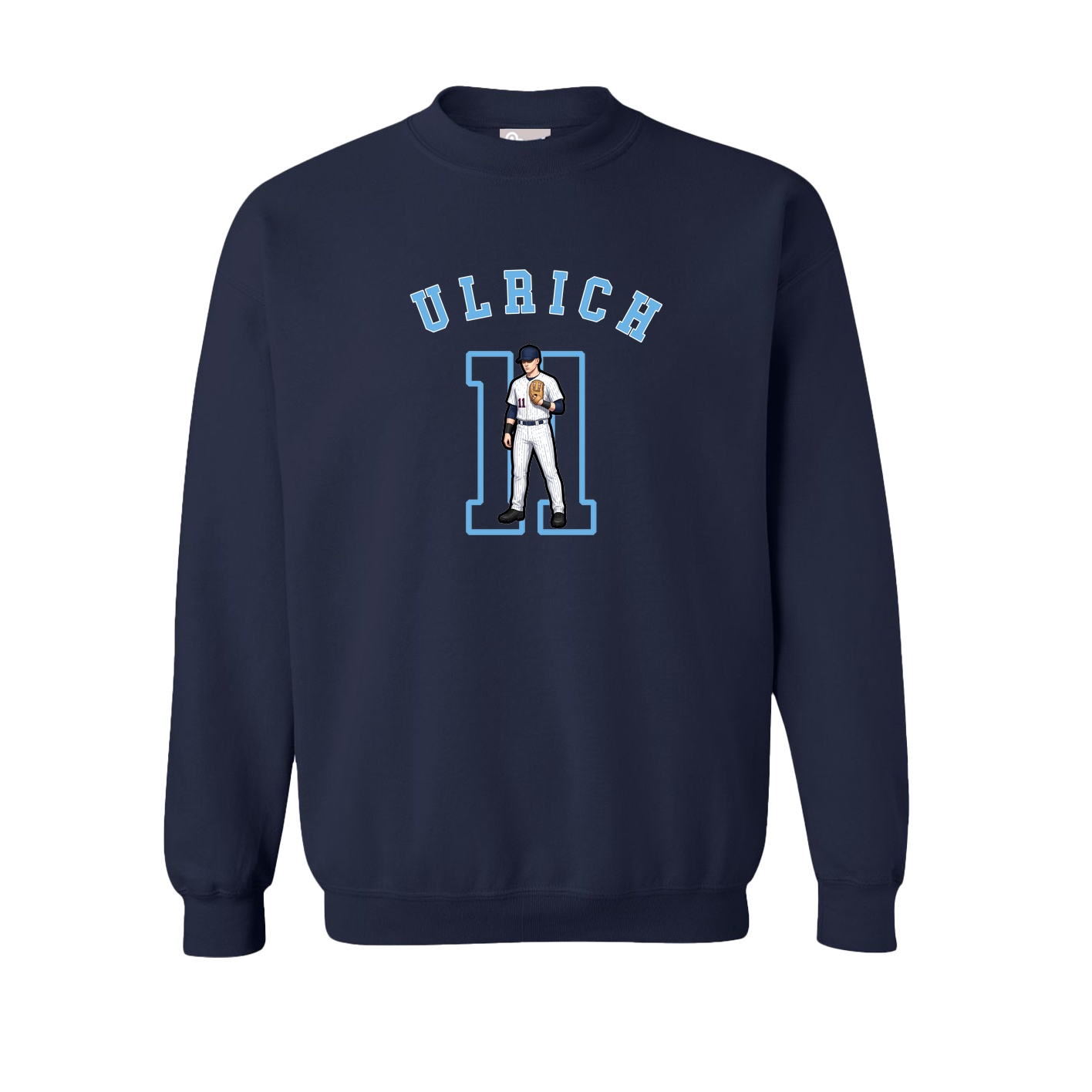 Fleece Crew — Shirsey Arch in Navy