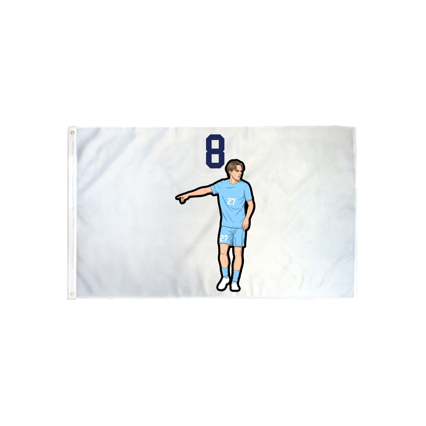 3x5 Flag — Number Top in Classic