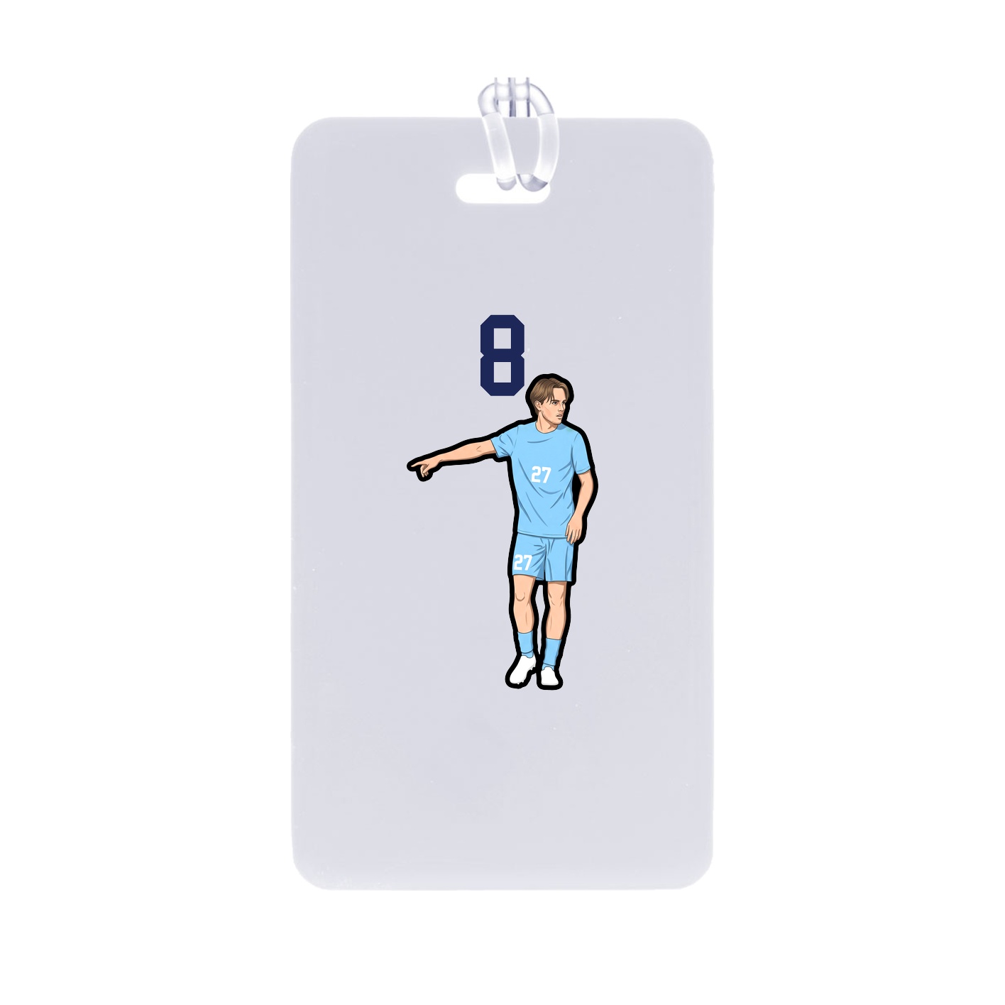 Bag Tag — Number Top in Classic